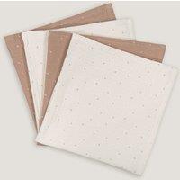 Pack of 4 Cotton Muslin Squares