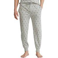 Pony Player Pyjama Bottoms in Logo Print Cotton