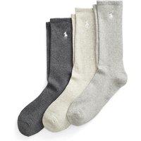 Pack of 3 Pairs of Crew Socks in Cotton Mix