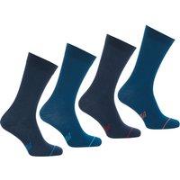 Pack of 4 Pairs of Plain Crew Socks