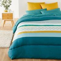 Inca Graphic Striped Microfibre Quilt