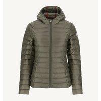 Cloe Padded Puffer Jacket with Hood and Zip Fastening