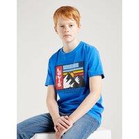 Logo Print Cotton T-Shirt with Short Sleeves