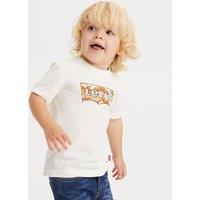 Logo Print Cotton T-Shirt with Short Sleeves