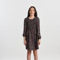 Printed Long Sleeve Dress