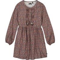 Printed Full Dress with Long Sleeves