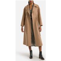 Kate Wool Mix Coat with Tie-Waist
