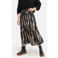 Kylie Midi Skirt in Tie Dye Print