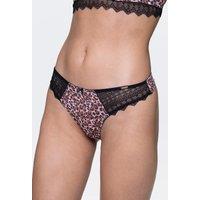 Zena Recycled Thong with Lace Details