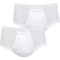 Pack of 2 Heritage Crotchless Knickers with High Waist