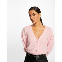 V-Neck Cardigan with 3/4 Length Sleeves