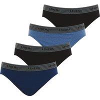 Pack of 4 Basic Briefs in Cotton