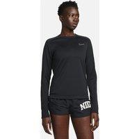 Dri-Fit Running Jumper with Logo Print and Crew Neck