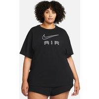 Air Logo Print T-Shirt in Cotton with Short Sleeves