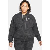 Sportswear Gym Vintage Hoodie in Cotton Mix with Zip Fastening