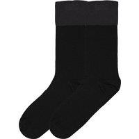 Pack of 2 Pairs of Crew Socks in Cotton Mix