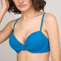 Push-Up Bikini Top in Seersucker