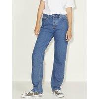 Mid Rise Straight Jeans