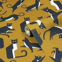 10m Geo Cat Printed Wallpaper