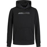 Logo Print Hoodie in Cotton Mix