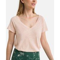Jacksonville Cotton Mix T-Shirt with V-Neck and Short Sleeves