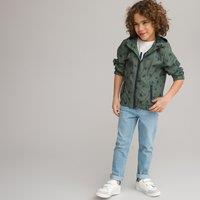 Palm Print Hooded Jacket