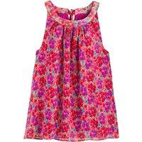 Cutaway Shoulder Shell Top in Floral Print