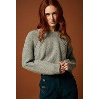 Malone Wool Mix Jumper with Crew Neck