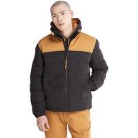 Two-Tone Padded Jacket in Cotton Mix