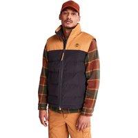 Two-Tone Padded Gilet in Cotton Mix