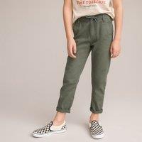 Cotton Straight Trousers
