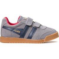 Kids Harrier Strap Leather Trainers with Touch 'n' Close Fastening