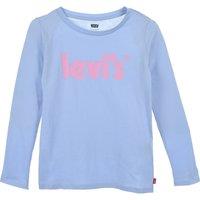 Logo Print Cotton T-Shirt with Long Sleeves