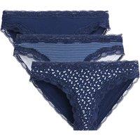 Pack of 3 Knickers in Stretch Cotton