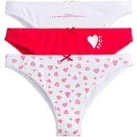 Pack of 4 Tangas in Stretch Cotton