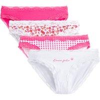 Pack of 4 Knickers in Cotton