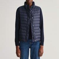 Short Zipped Padded Gilet