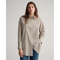 Checked Cotton Shirt with Long Sleeves