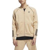 Superstar Embroidered Logo Jacket in Cotton Mix Fleece with Zip Fastening