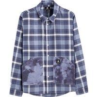 Checked Cotton Shirt with Long Sleeves