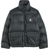 Desert Adventure Recycled Padded Jacket with Logo Print and Hood