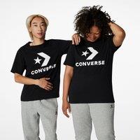 Star Chevron Unisex T-Shirt with Logo Print and Short Sleeves in Cotton