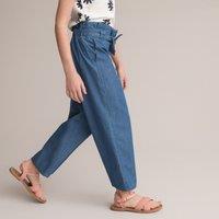 Light Denim Carrot Trousers