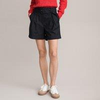Belted Tennis Stripe Shorts