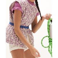 Floral Quilted Cotton Gilet