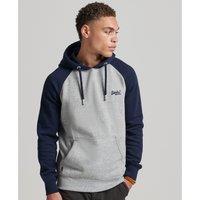 Vintage Logo Baseball Hoodie in Cotton Mix