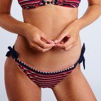 Sadia Oceanwave Bikini Bottoms in Striped Print with Tie Sides