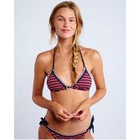 Bluco Oceanwave Triangle Bikini Top in Striped Print