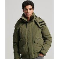 Everest Hooded Bomber Jacket with Zip Fastening
