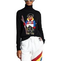 Cotton Polo Bear Jumper with Turtleneck